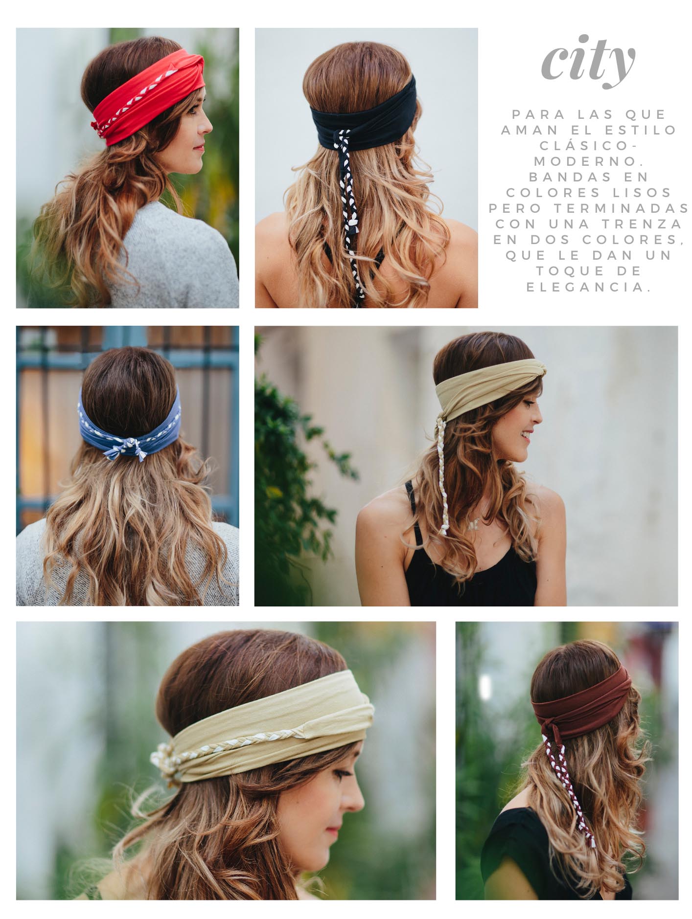Turbante lookbook diadema cinta de pelo turbantes mujer accesorios para pelo hecho a mano