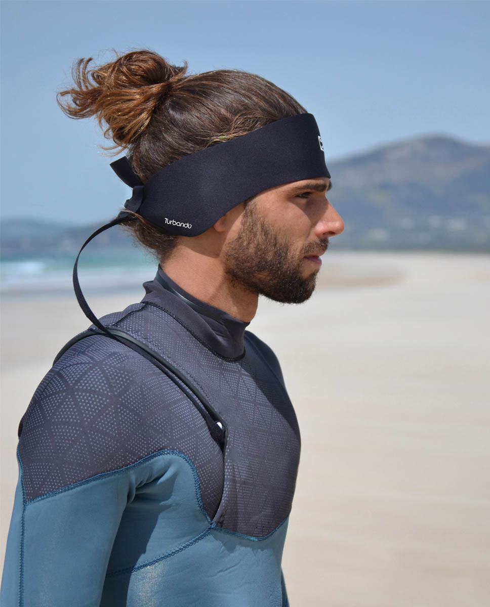Banda de pelo de neopreno cinta protectora para oídos unisex surf kitesurf windsurf wingfoil triatlon